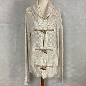 Denim u0026 Supply Ralph Lauren | Sweaters | Denim Supply Ivory Chunky Shawl  Collar Cotton Toggle Cardigan Sweater | Poshmark